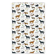 Samuel Lamont Dog Breeds Cotton Tea Towel product image with Dog
