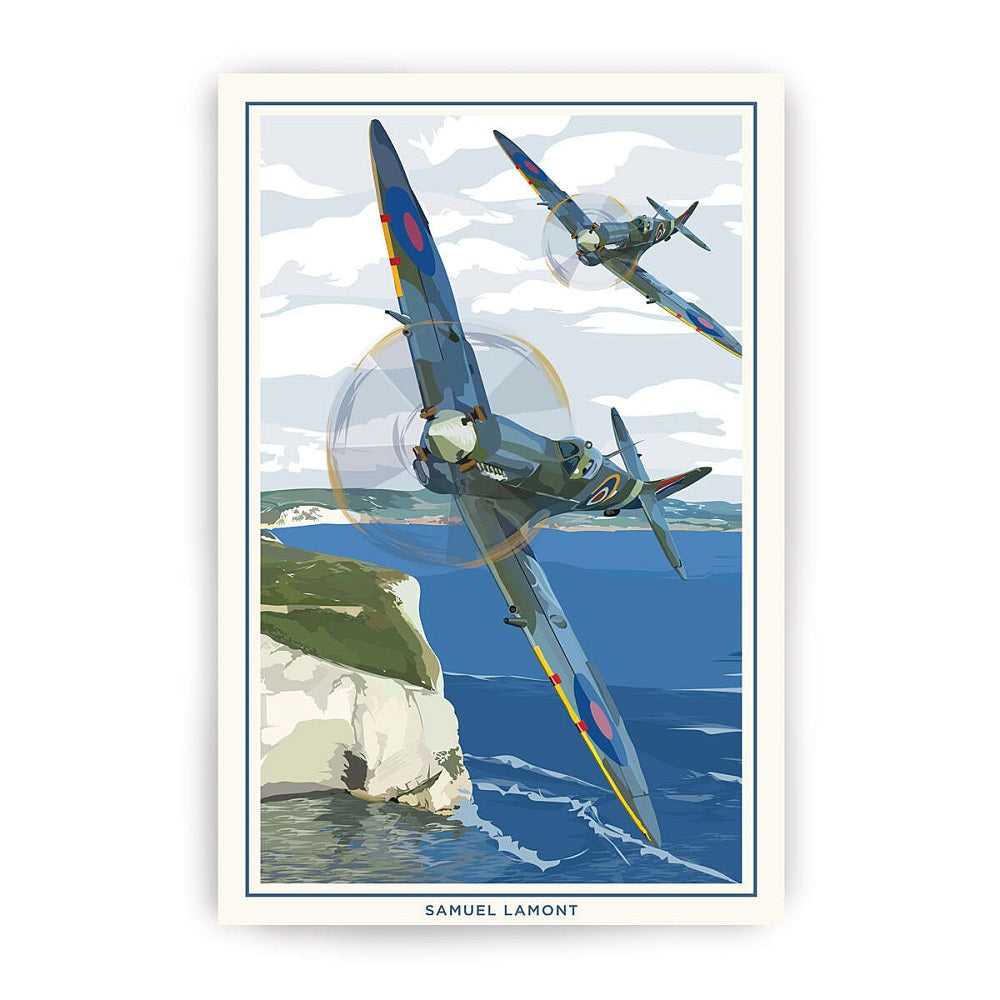 Samuel Lamont Spitfire Cotton Tea Towel