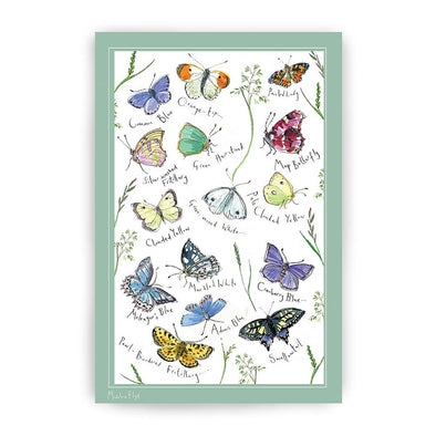 Samuel Lamont Madeleine Floyd's Meadow Butterflies Tea Towel