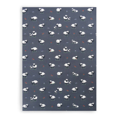 Samuel Lamont Fluffy Flock Green Cotton Tea Towel