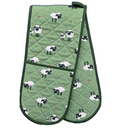 Samuel Lamont Fluffy Flock Green Double Oven Glove product image