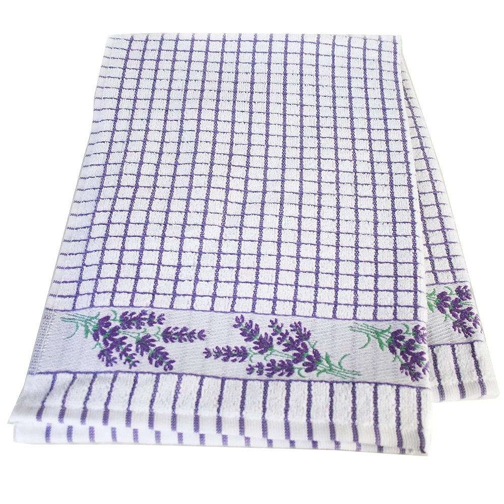 Samuel Lamont Poli Dri Tea Towel Lavender Sprig