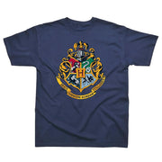 Spike Hogwarts Crest T-Shirt Navy T-Shirt product image