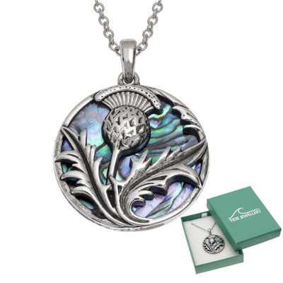 Tide Natural Thistle Necklace
