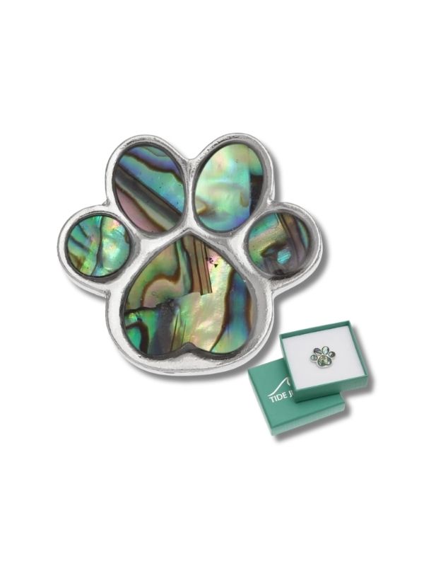 Tide Pet Paw Print Pin Badge