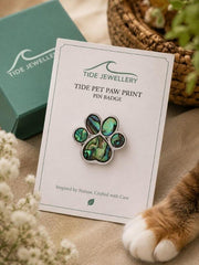 Tide Pet Paw Print Pin Badge product image