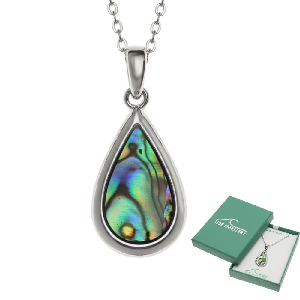 Tide Natural Teardrop Necklace