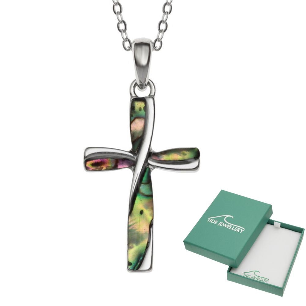 Tide Natural Cross Necklace