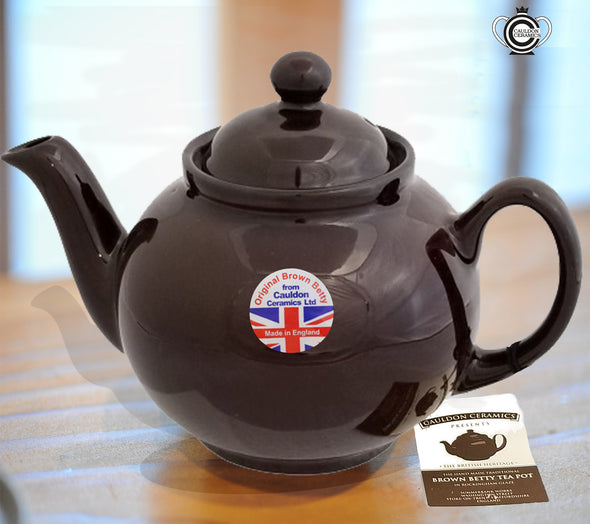 Cauldon Ceramics Brown Betty Hand Made 2 Cup Teapot