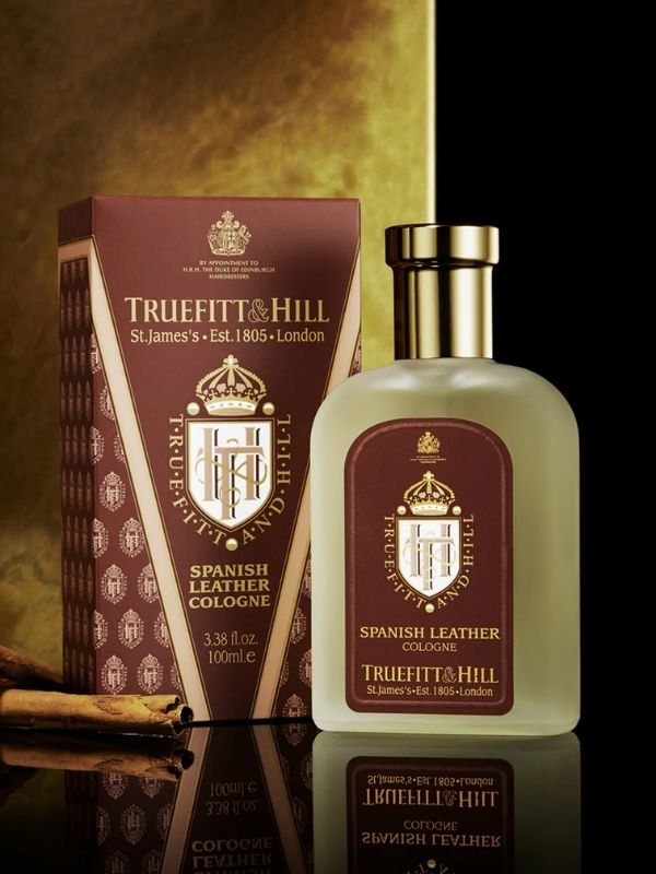 Truefitt & Hill Spanish Leather Cologne 3.38oz Best of British NBPT  Men.