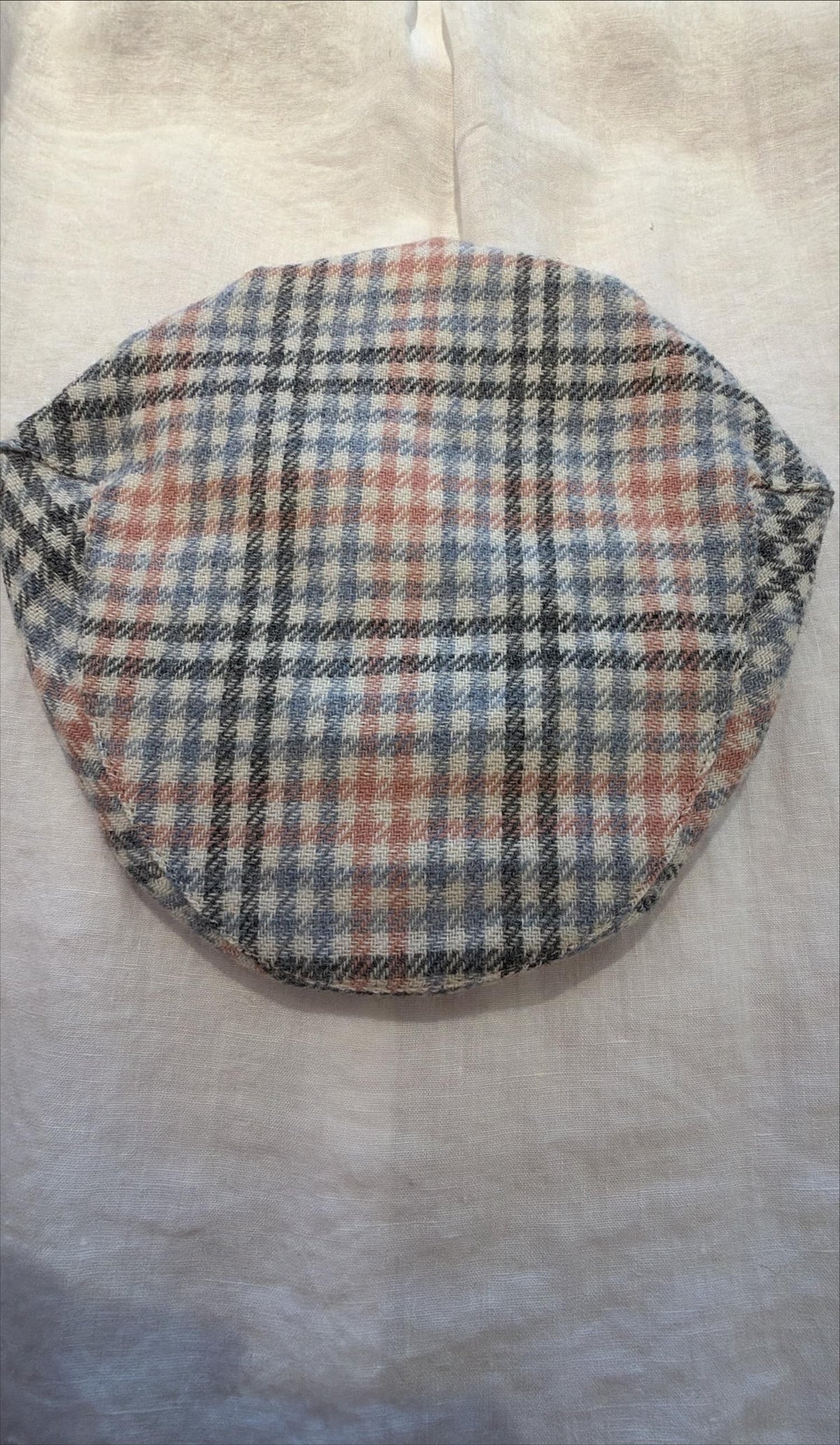 Tweedmill Tweed Flat Cap Plaid Tartan In Blue, Black, White, Pink Size XXL