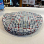  Tweedmill Tweed Flat Cap Plaid Pattern In Red, Blue and White Size L Best of British NBPT  Men.