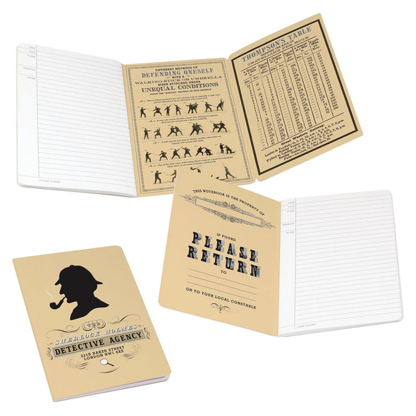 The Unemployed Philosophers Guild Sherlock Holmes Passport Sized Mini Notebook