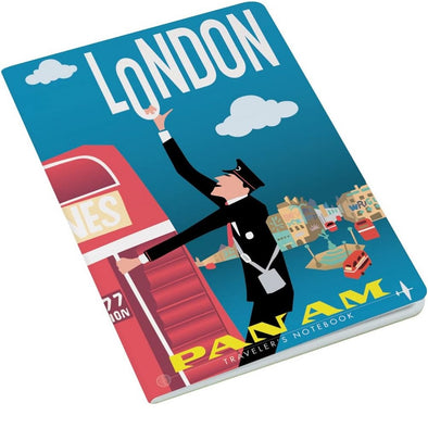 The Unemployed Philosophers Guild Pan Am Passport to London Mini Notebook