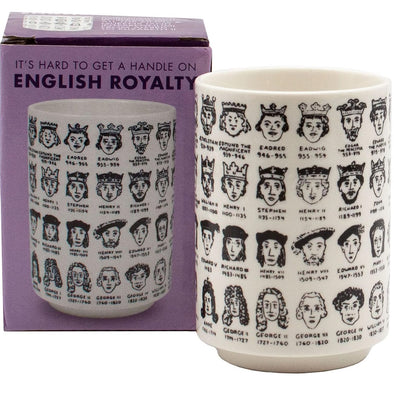 The Unemployed Philosophers Guild English Monarchs Royalty Tea Cup
