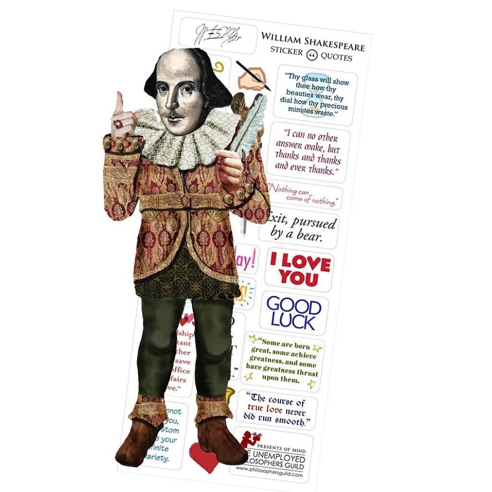 The Unemployed Philosophers Guild William Shakespeare Greeting Card product image