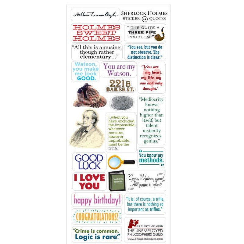 The Unemployed Philosophers Guild Sherlock Holmes Greeting Card