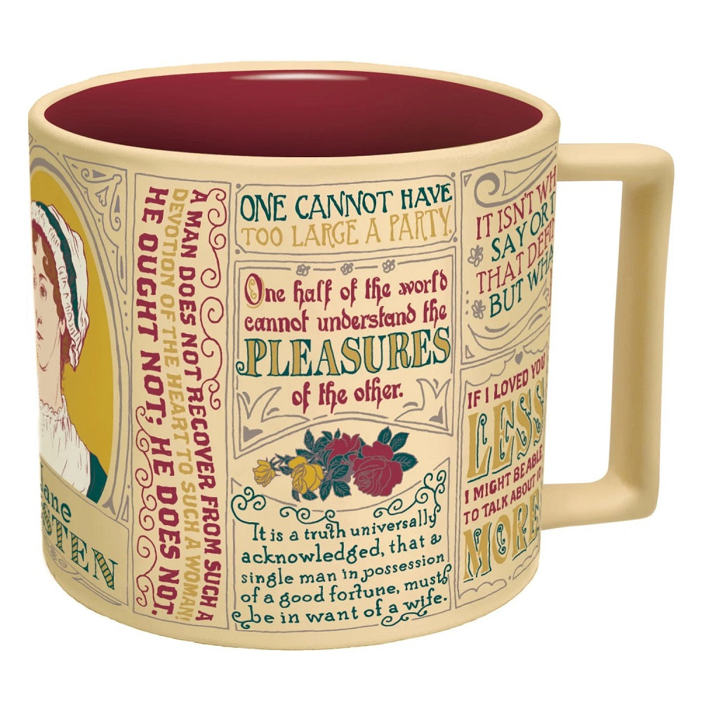 The Unemployed Philosophers Jane Austen Quotes Mug