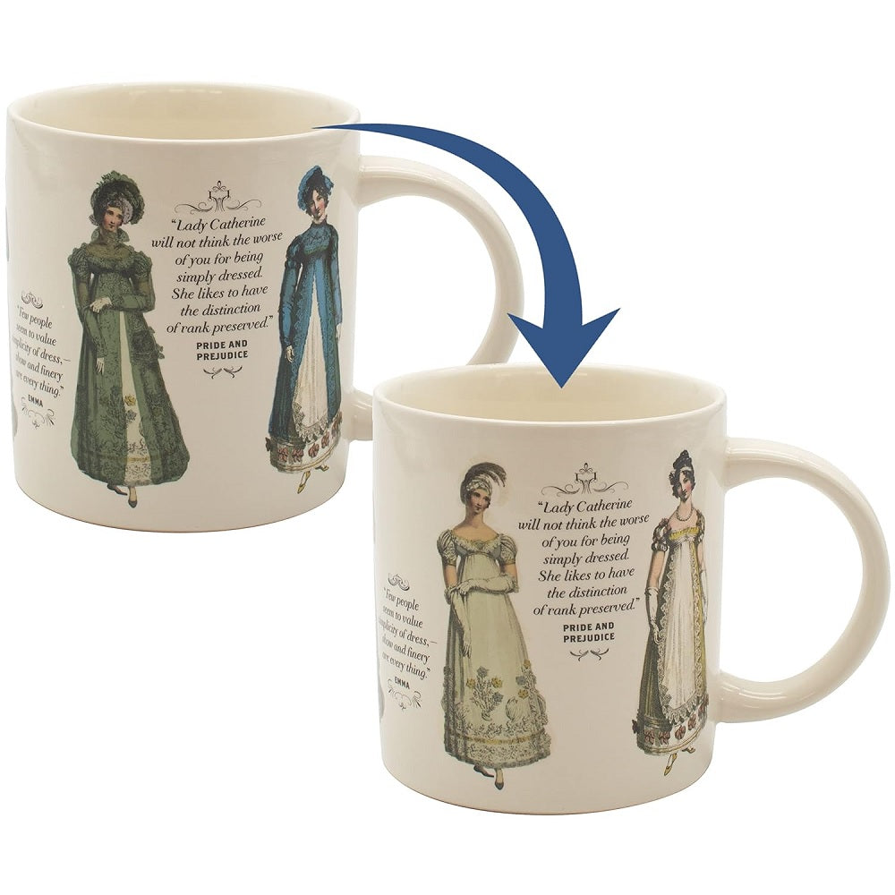 Jane Austen Regency Finery Heat-Changing Mug
