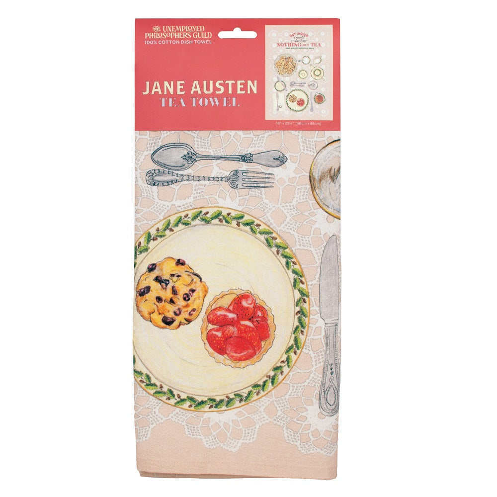 Jane Austen Tea Towel