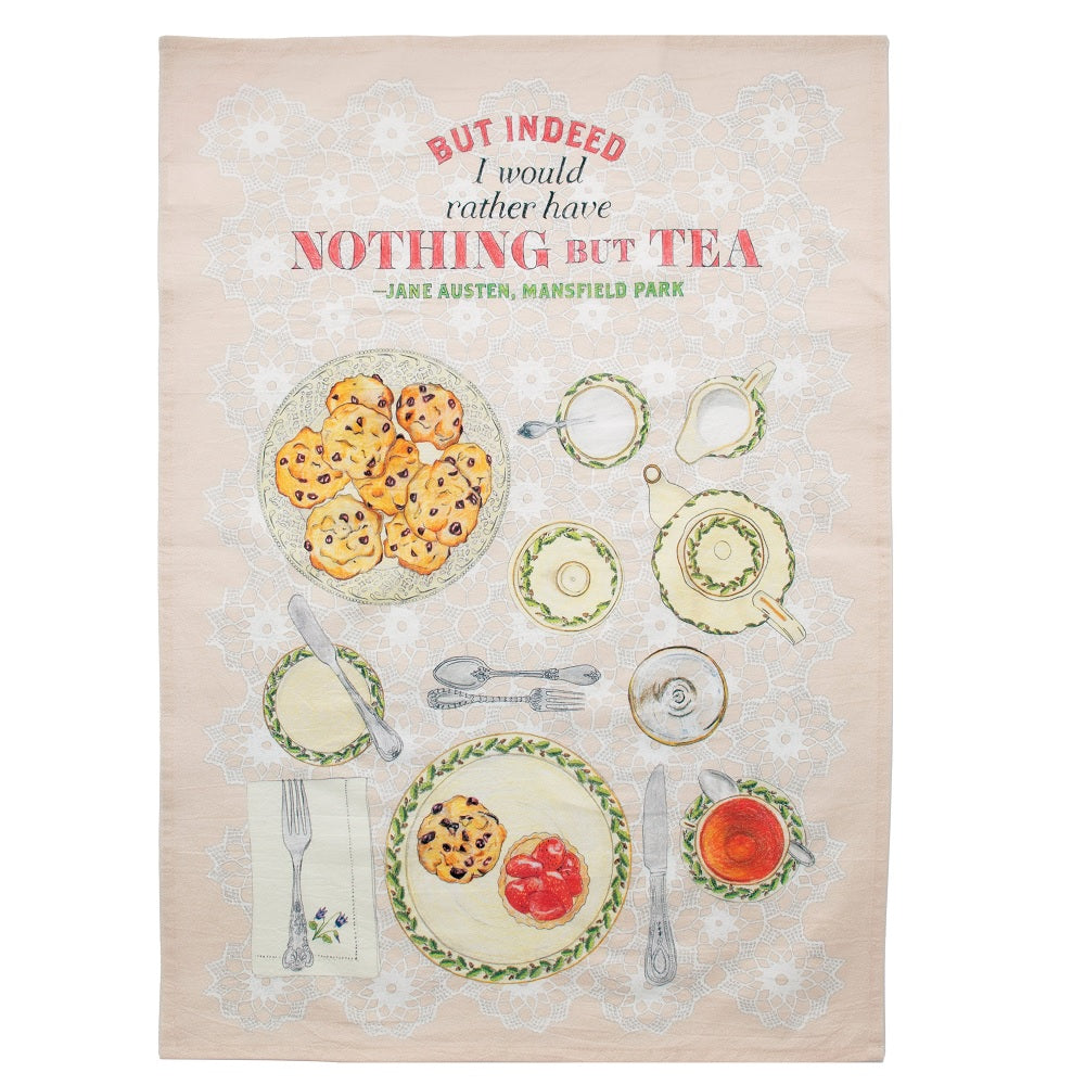 Jane Austen Tea Towel