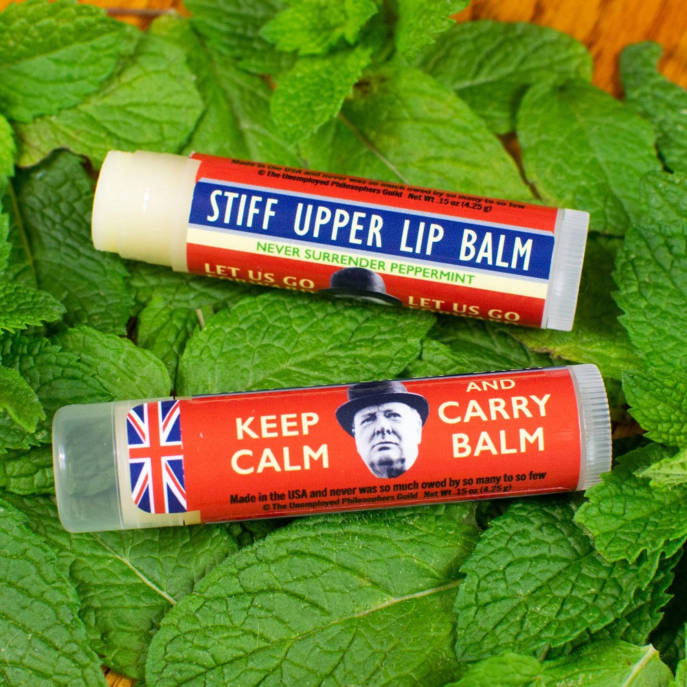 The Unemployed Philosophers Guild Stiff Upper Lip Balm