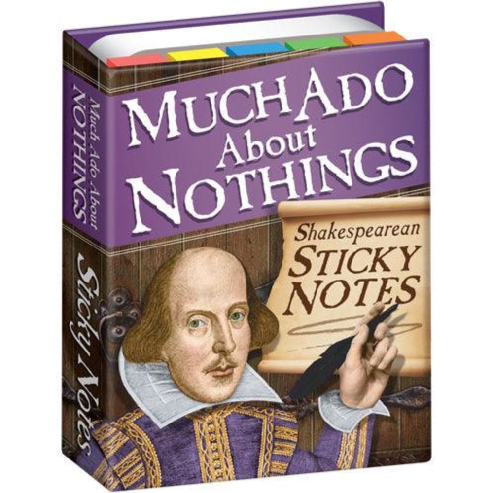 Shop the best luxury Shakespeare sticky notes featuring 4 colors in a note book style from The Unemployed Philosophers Guild