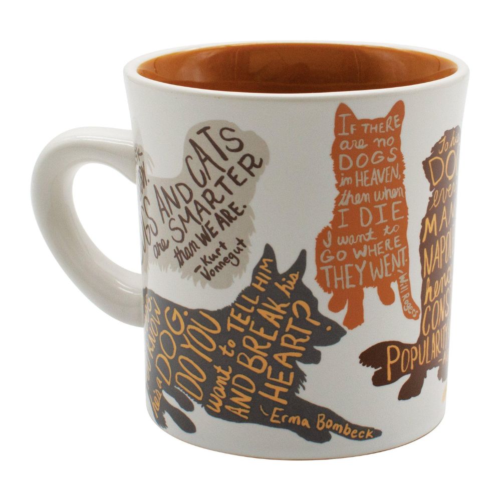The Unemployed Philosophers Guild Literary Dog Mug