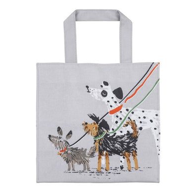 Ulster Weavers Small PVC Shopper Bag in Grey - Dog Days