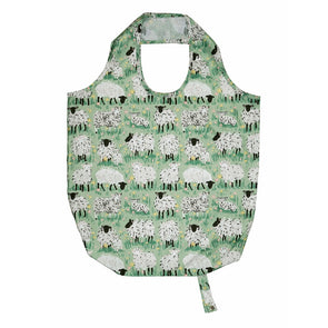 Ulster Weavers Polyester Packable Bag in Green - Woolly Sheep
