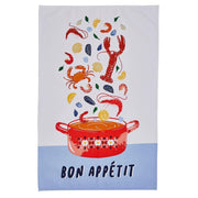 Ulster Weavers Cotton Tea Towel - Bon Appetite (100% Cotton, Red) Tea Towel product image