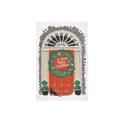 Ulster Weavers Recycled Cotton Blend Tea Towel - Georgian Front Door (Red) Tea Towel product image