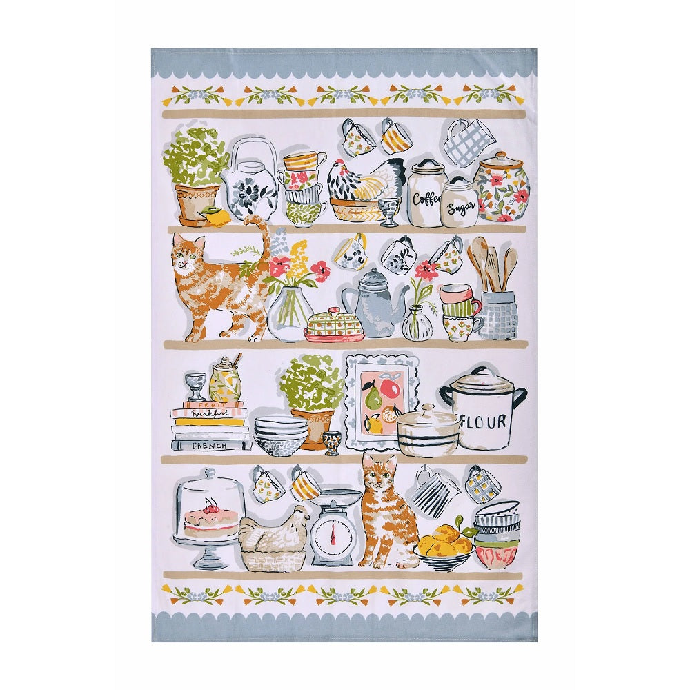 Ulster Weavers Pantry Cats Tea Towel - Cotton One Size in Multi