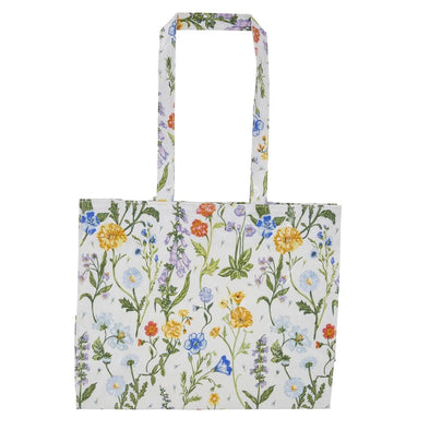 Ulster Weavers Cottage Garden PVC Shoulder Coated Tote Bag Medium in Multi