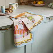 Ulster Weavers Cool Cats Tea Towel Cotton Multicolor One Size Best of British NBPT  Kitchenware.