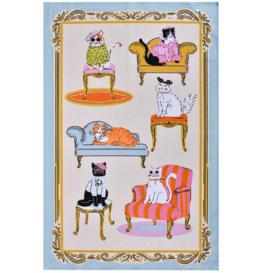 Ulster Weavers Cool Cats Tea Towel Cotton Multicolor One Size