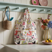 Ulster Weavers Cool Cats Foldable Roll Up Bag One Size in Multi Best of British NBPT  Shopper Bags.
