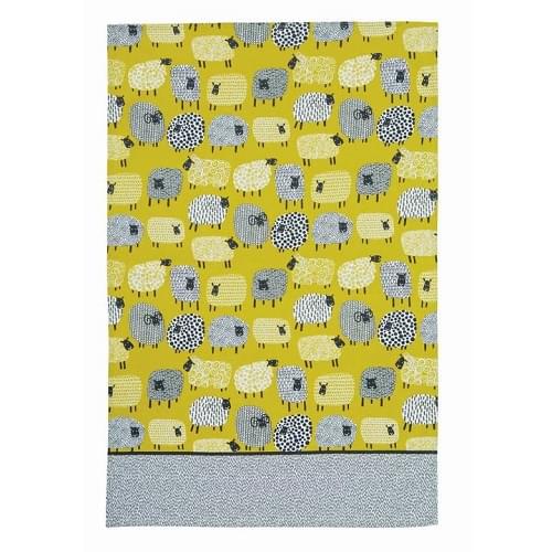 Ulster Weavers Cotton Tea Towel - Dotty Sheep Tea Towel product image with Sheep
