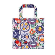 Ulster Weavers Wipeable PVC Gusset Bag - Mediterranean Plates (Small) Plate product image