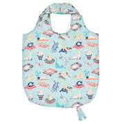 Ulster Weavers Reusable Roll-Up Bag - Kitty Cats (Polyester, Blue) Bag product image