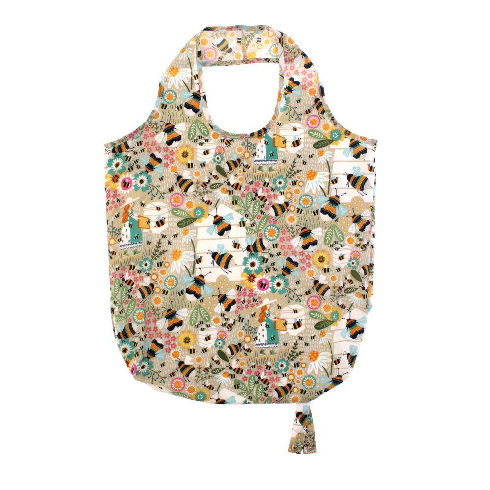 Ulster Weavers Reusable Roll-Up Bag - Bee Keeper (Polyester, Yellow)