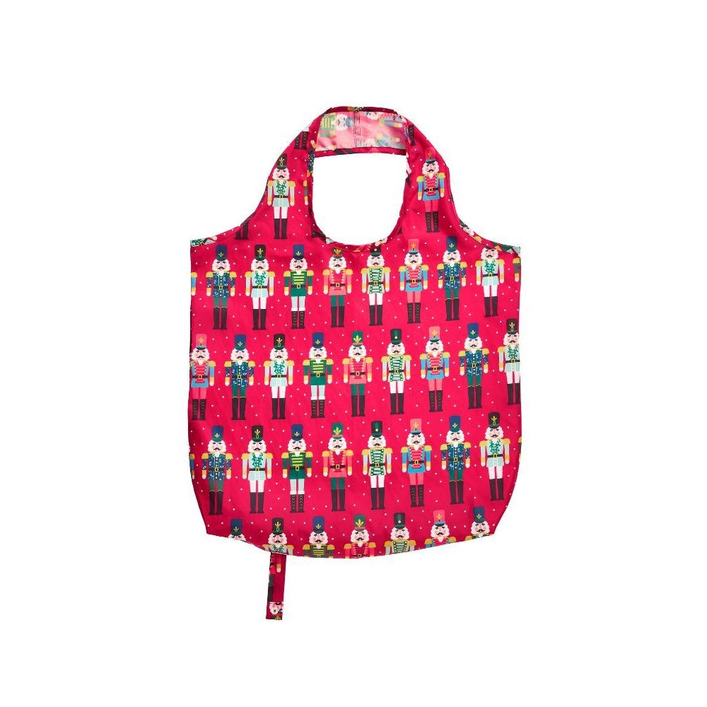 Ulster Weavers Recycled Packable Bag - Nutcracker Parade (Red)