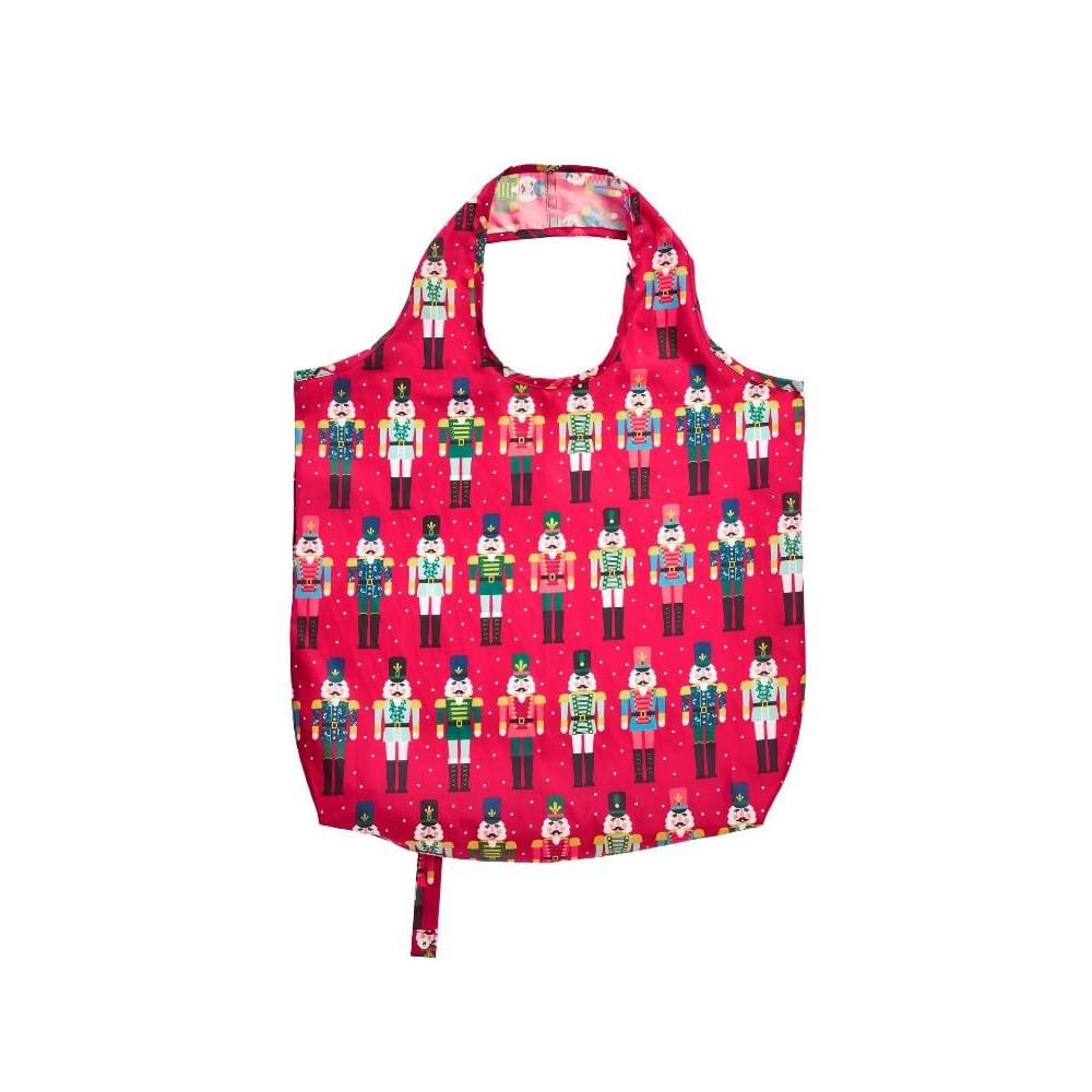 Ulster Weavers Recycled Packable Bag - Nutcracker Parade (Red) Bag product image