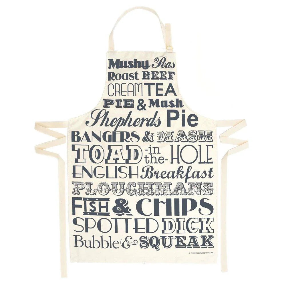 Victoria Eggs English Dinner Apron