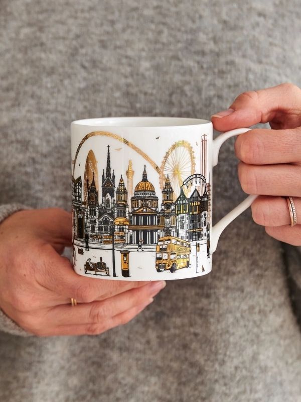 Victoria Eggs Quintessentially London Mug product image with London
