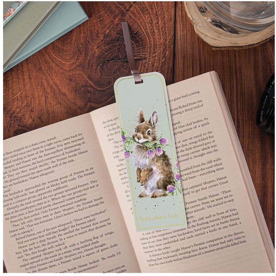 Wrendale Designs Head Clover Heels Rabbit Bookmark
