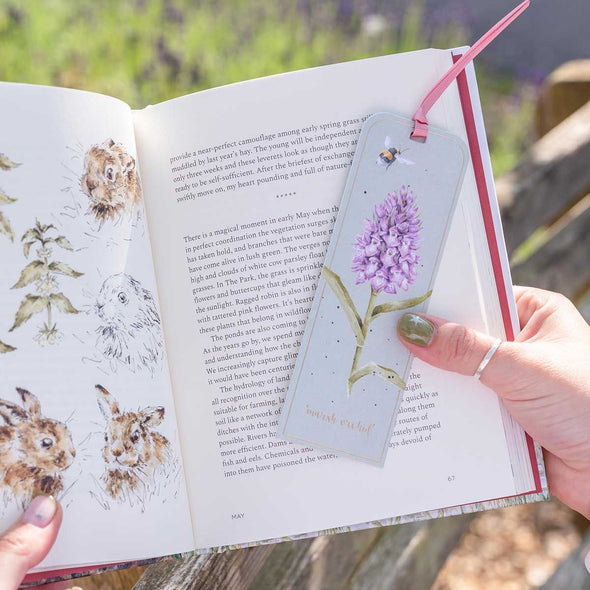 Wrendale Designs 'The Marsh Orchid' Bee Bookmark
