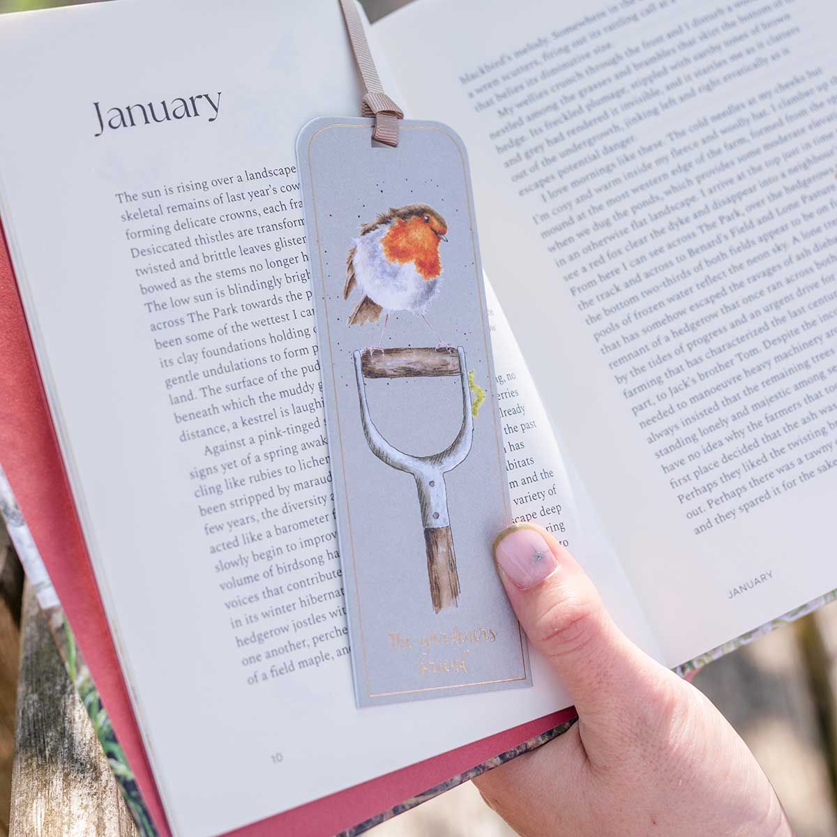 Wrendale Designs 'The Gardeners Friend' Robin Bookmark