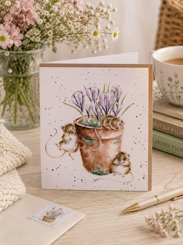 Wrendale Designs Garden Friends (Mice) Greeting Card product image
