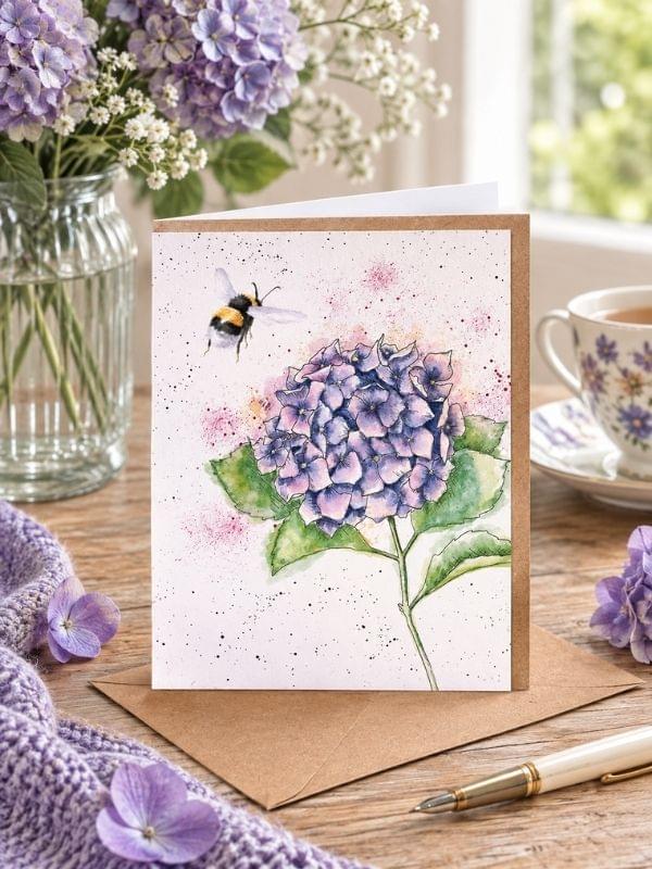 Wrendale Designs Greeting Card - The Busy Bee Card product image